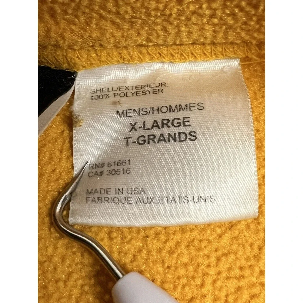 Vintage The North Face Fleece Sweatshirt Crewneck‎ Golden Rod Yellow XL USA Made